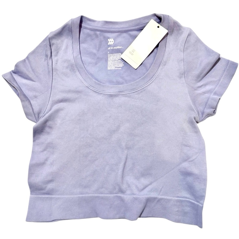 All In Motion Women’s Sporty Moisture Wicking Compression Crop Top